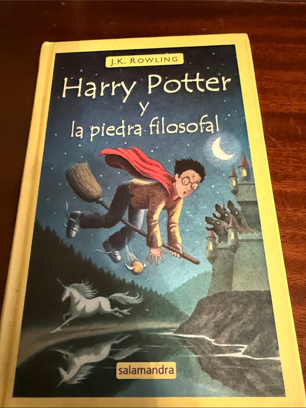 Harry Potter y la piedra filosofal - J. K. Rowling Hardcover Book Spanish
